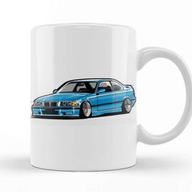 Baskı Dükkanı KB10166 Bmw Stanced Out E36 Porselen Kupa Bardak