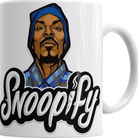 Baskı Dükkanı KB1018 Snoop Dog Fly Porselen Kupa Bardak