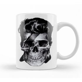 Baskı Dükkanı KB10182 Bowie Caveira Porselen Kupa Bardak