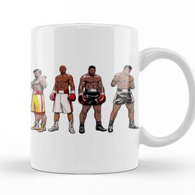 Baskı Dükkanı KB10183 Boxing Boxers Boks Porselen Kupa Bardak