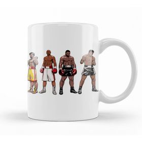 Baskı Dükkanı KB10183 Boxing Boxers Boks Porselen Kupa Bardak