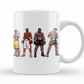 Baskı Dükkanı KB10183 Boxing Boxers Boks Porselen Kupa Bardak