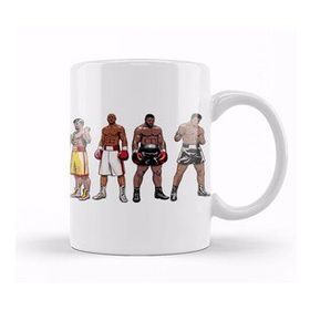 Baskı Dükkanı KB10183 Boxing Boxers Boks Porselen Kupa Bardak