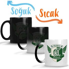 Baskı Dükkanı KB1019 Slytherin Harry Potter Quidditch Porselen Kupa Bardak
