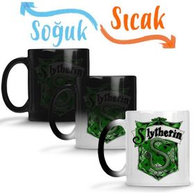 Baskı Dükkanı KB1019 Slytherin Harry Potter Quidditch Porselen Kupa Bardak
