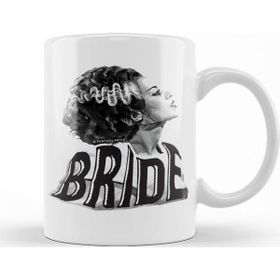 Baskı Dükkanı KB10190 Bride Of Frankenstein The Black White Bride Porselen Kupa Bardak