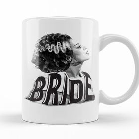 Baskı Dükkanı KB10190 Bride Of Frankenstein The Black White Bride Porselen Kupa Bardak