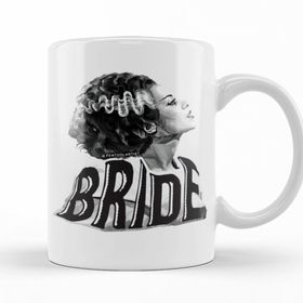 Baskı Dükkanı KB10190 Bride Of Frankenstein The Black White Bride Porselen Kupa Bardak