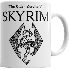 Baskı Dükkanı KB1020 Skyrim Dragon Porselen Kupa Bardak