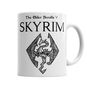 Baskı Dükkanı KB1020 Skyrim Dragon Porselen Kupa Bardak
