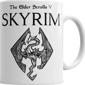 Baskı Dükkanı KB1020 Skyrim Dragon Porselen Kupa Bardak