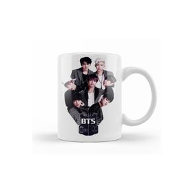 Baskı Dükkanı KB10204 Bts Porselen Kupa Bardak