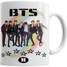 Baskı Dükkanı KB10204 Bts Porselen Kupa Bardak