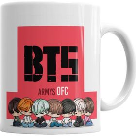 Baskı Dükkanı KB10204 Bts Porselen Kupa Bardak