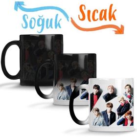 Baskı Dükkanı KB10204 Bts Porselen Kupa Bardak