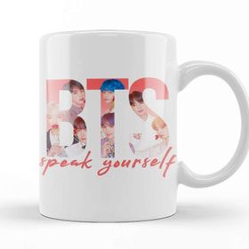 Baskı Dükkanı KB10205 Bts Love Yourself Speak Yourself Map Of The Soul Porselen Kupa Bardak