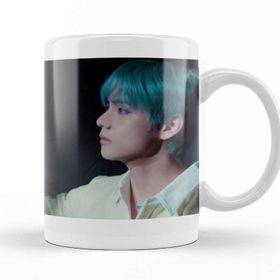 Baskı Dükkanı KB10207 Bts V Lights Porselen Kupa Bardak