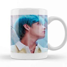 Baskı Dükkanı KB10207 Bts V Lights Porselen Kupa Bardak