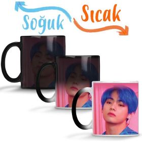 Baskı Dükkanı KB10208 Bts V Person Porselen Kupa Bardak