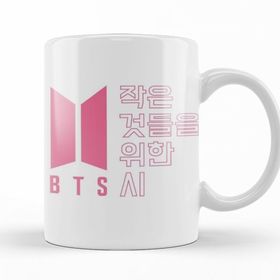 Baskı Dükkanı KB10217 Bts Boy With Luv Porselen Kupa Bardak