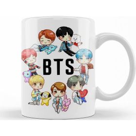 Baskı Dükkanı KB10218 Bts Dna X Bt21 Porselen Kupa Bardak