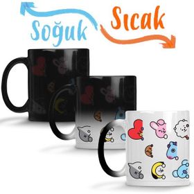 Baskı Dükkanı KB10218 Bts Dna X Bt21 Porselen Kupa Bardak