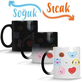 Baskı Dükkanı KB10218 Bts Dna X Bt21 Porselen Kupa Bardak