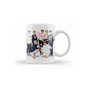 Baskı Dükkanı KB10222 Bts I Love You Porselen Kupa Bardak
