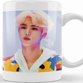 Baskı Dükkanı KB10227 Bts Jin Oil Paintin Porselen Kupa Bardak