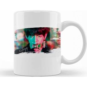 Baskı Dükkanı KB10229 Bts Kim Taehyung Porselen Kupa Bardak