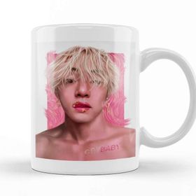 Baskı Dükkanı KB10229 Bts Kim Taehyung Porselen Kupa Bardak