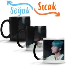 Baskı Dükkanı KB10237 Bts V Lights Porselen Kupa Bardak