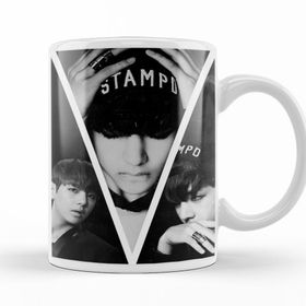 Baskı Dükkanı KB10238 Btsbangtan Sonyeondan Dark Kim Taehyung Porselen Kupa Bardak