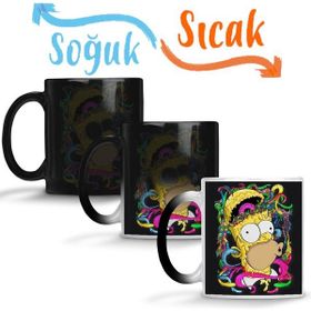Baskı Dükkanı KB1024 Sımpsons Porselen Kupa Bardak