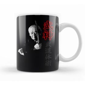 Baskı Dükkanı KB10243 Bujinkan Hatsumi Tanto Porselen Kupa Bardak