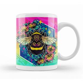 Baskı Dükkanı KB10246 Bumblebee Porselen Kupa Bardak