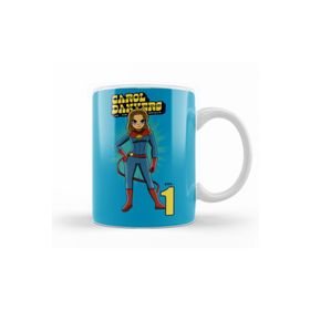 Baskı Dükkanı KB10262 Captain Marvel Carol Danvers The Skrulls Porselen Kupa Bardak
