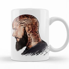 Baskı Dükkanı KB10273 Cartoon Ragnar Porselen Kupa Bardak