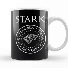 Baskı Dükkanı KB10274 Casa Stark Porselen Kupa Bardak