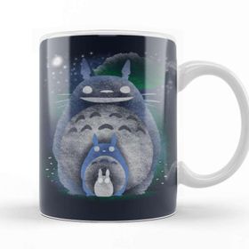 Baskı Dükkanı KB10282 Catbus Friendly Spirit Totoro Porselen Kupa Bardak