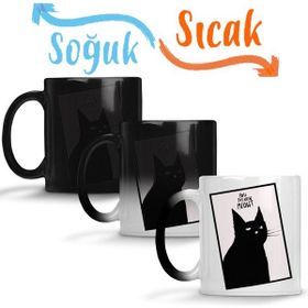 Baskı Dükkanı KB10285 Cats Vigilante Kedi Porselen Kupa Bardak