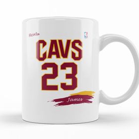 Baskı Dükkanı KB10289 Cavs 23 James Clara Roxx Ink Porselen Kupa Bardak