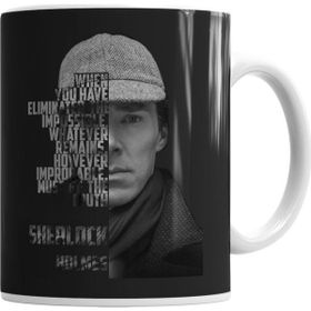 Baskı Dükkanı KB1029 Sherlock Porselen Kupa Bardak