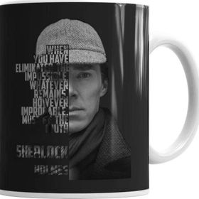 Baskı Dükkanı KB1029 Sherlock Porselen Kupa Bardak