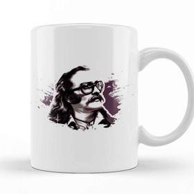 Baskı Dükkanı KB10291 Cem Karaca Illustrasyon Porselen Kupa Bardak