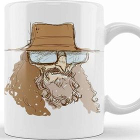 Baskı Dükkanı KB10291 Cem Karaca Illustrasyon Porselen Kupa Bardak