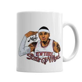 Baskı Dükkanı KB103 Carmelo New York Knicks Porselen Kupa Bardak