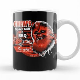 Baskı Dükkanı KB10304 Chewbacca Chews Porselen Kupa Bardak
