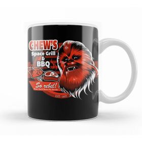 Baskı Dükkanı KB10304 Chewbacca Chews Porselen Kupa Bardak