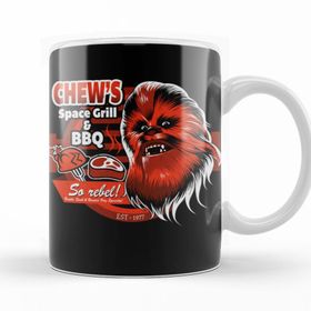 Baskı Dükkanı KB10304 Chewbacca Chews Porselen Kupa Bardak